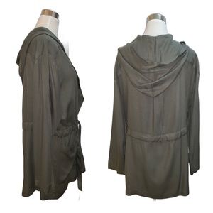 NWOT Olive Green Belted Jacket